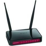 Netgear Router broadband con access point Wireless-N 300 Mbit a 2,4 GHz, 4 porte LAN 10/100 ed 1 por