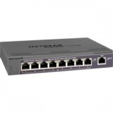 Netgear ProSafe VPN & Firewall Router 250 Mbps con switch 8 porte 10/100/1000, 1 porta hardware DMZ,