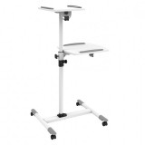 Trolley Universale per Notebook / Videoproiettore, Bianco