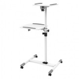 Trolley Universale per Notebook / Videoproiettore, Bianco