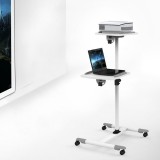 Trolley Universale per Notebook / Videoproiettore, Bianco