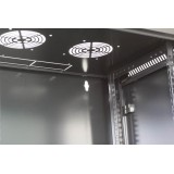  Armadio Rack 19'' a muro 15 unit&agrave; prof.450 Nero da Assemblare Techly