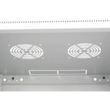 Armadio Rack 19'' a muro 12 unit&agrave; prof.600 Grigio da Assemblare Techly