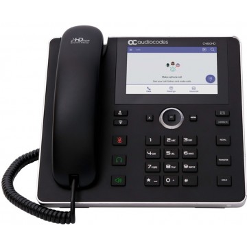 AudioCodes C450HD IP-Phone nativo Teams PoE Gigabit