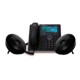 Audiocodes SfB 457D Huddle Room Solution (HRS) IP-Phone including two external mid-size speakers and external power supply