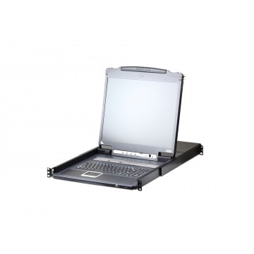 Aten 8-Port 17" LCD KVM Over IP Switch (USB - PS/2 VGA)