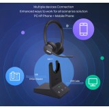 Yealink WH64 cuffia wireless per telefono PC e bluetooth