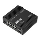 Teltonika TWS202 switch 8 porte PoE barra DIN