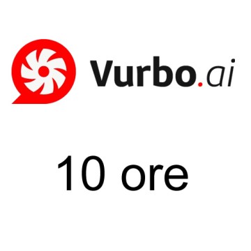 Vurbo PRO sw per trascrizione e traduzione simultanea 10 ore