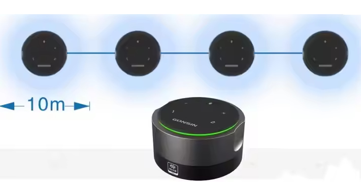 Microfono per videoconferenza espandibile