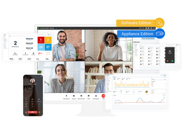 Centralino virtuale Yeastar Serie P per aziende e smart working