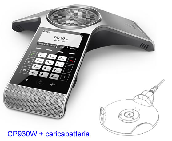 Yealink CP930w con caricabatteria
