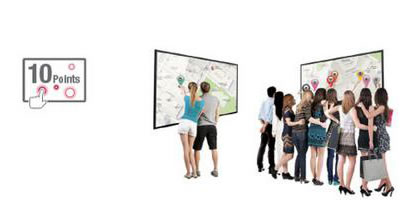 Lg kit overlay touch screen 55" multi touch kt-t55055" 65" 75" per conversione monitor multi touch